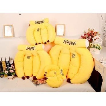 超大号水果香蕉抱枕 创意可爱爱情公寓4靠垫靠枕抱枕毛绒玩具