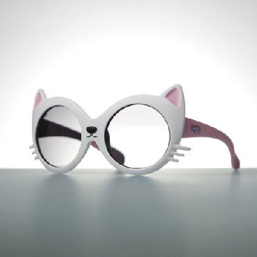 保圣太阳镜男童 女童2014新款可爱小猫防紫外线儿童偏光眼镜