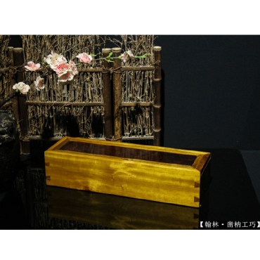 传统工艺 私人定制金丝楠木字画收藏盒 收纳盒 珍贵金丝